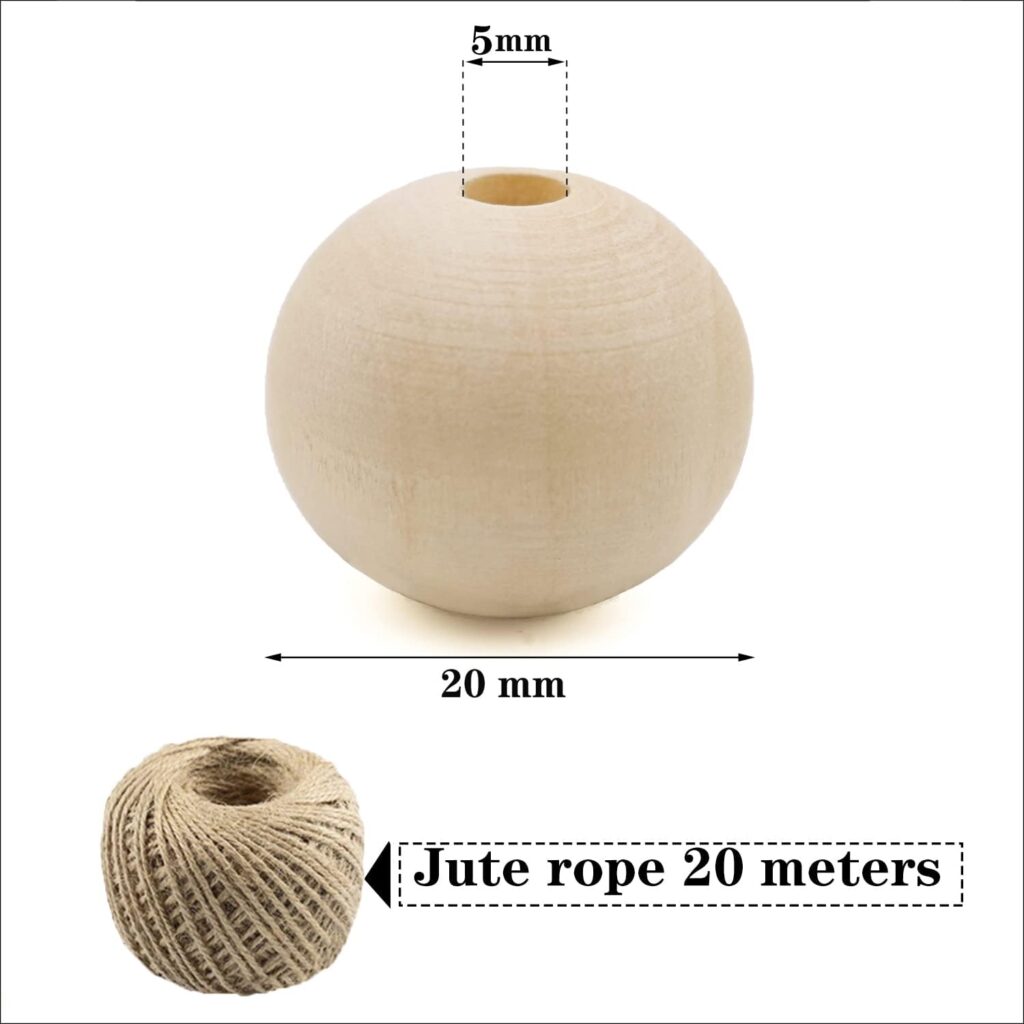 20 mm wooden dowel ball