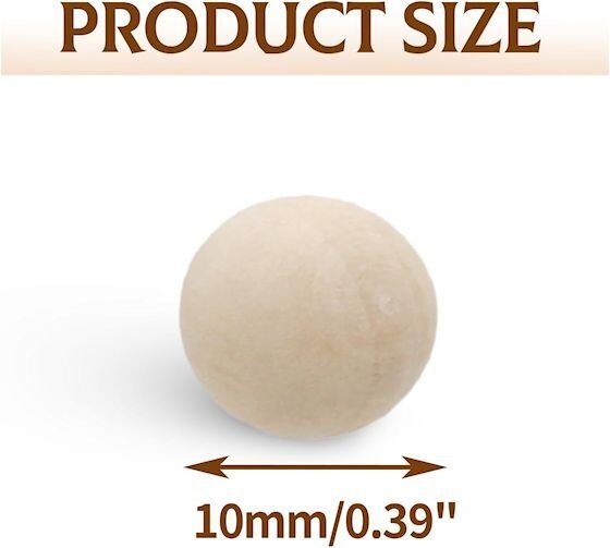 10mm wooden balls