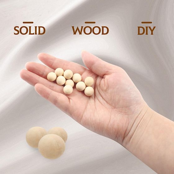 3 8 inch wooden balls