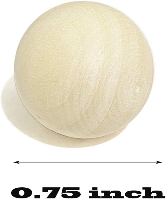3 4 inch wooden balls