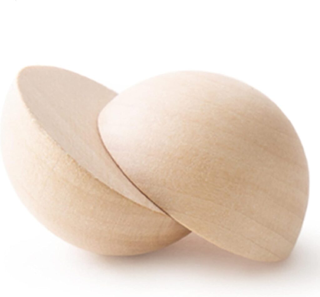 wooden half sphere