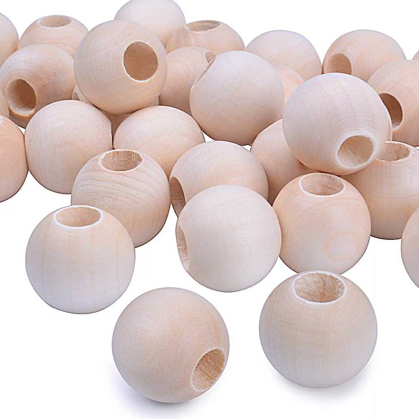 wooden dowel balls