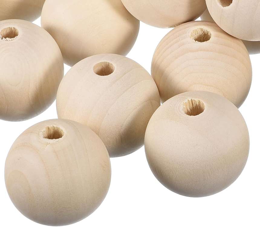 large wooden beads for sale