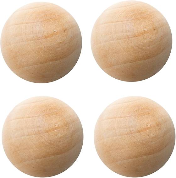 150mm wooden balls