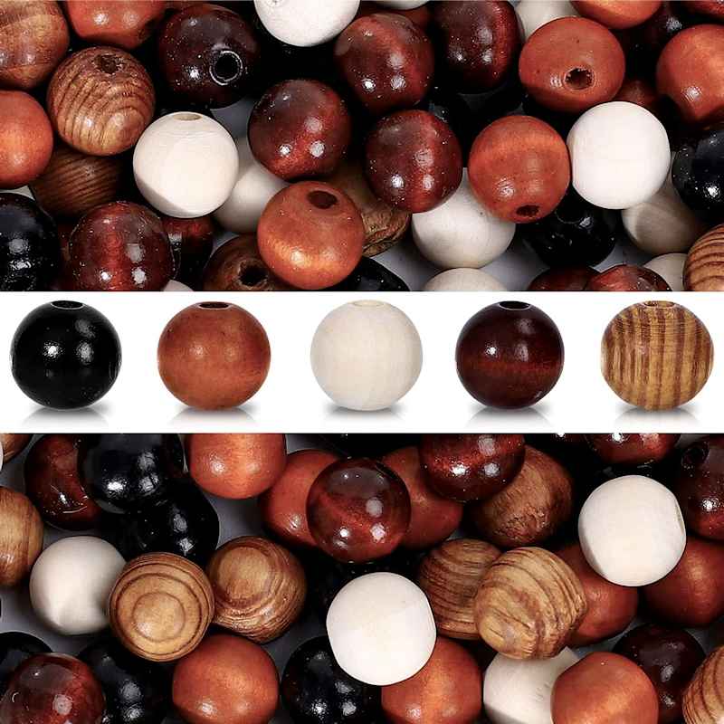 Whaline 0.63 inch wood beads