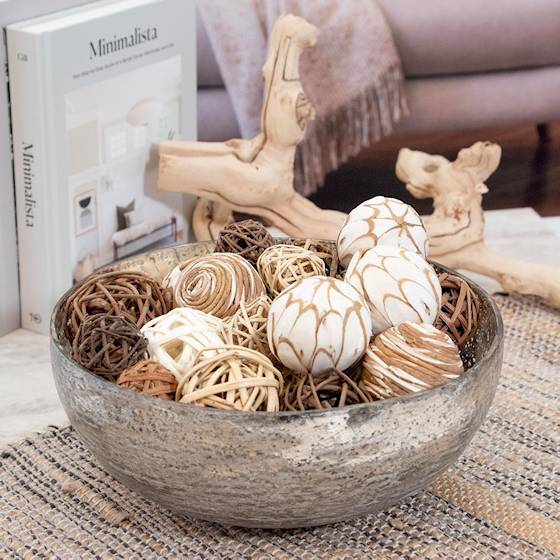 wooden decorative balls for bowls