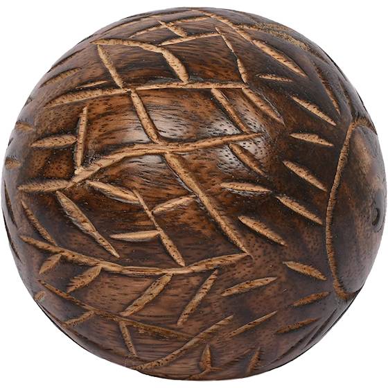 wooden sphere decor