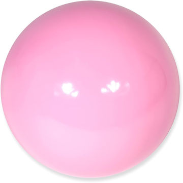 pink gazing ball glass