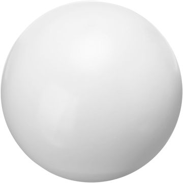 white gazing ball